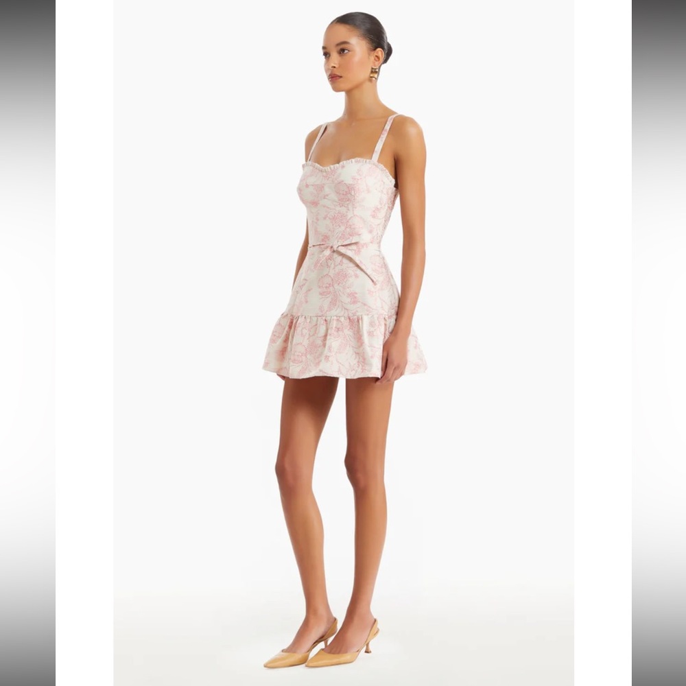 Amanda Uprichard Pink Floral Romper